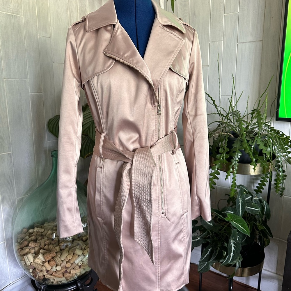 Guess tan Classic Trench Coat